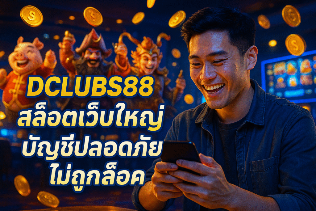 DCLUBS88 สล็อตเว็บใหญ่ บัญชีปลอดภัย ไม่ถูกล็อค