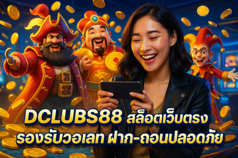 DCLUBS88 สล็อตเว็บตรง รองรับวอเลท ฝาก-ถอนปลอดภัย