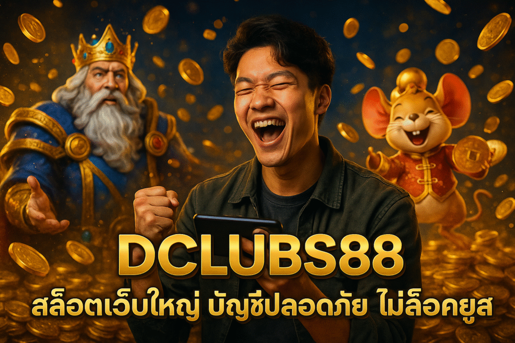 DCLUBS88 สล็อตเว็บใหญ่ บัญชีปลอดภัย ไม่ล็อคยูส