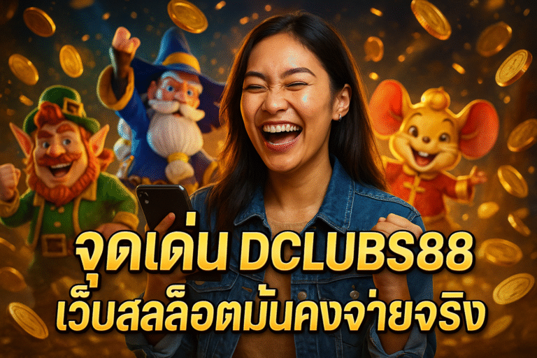 จุดเด่น DCLUBS88 เว็บสล็อตมั่นคงจ่ายจริง
