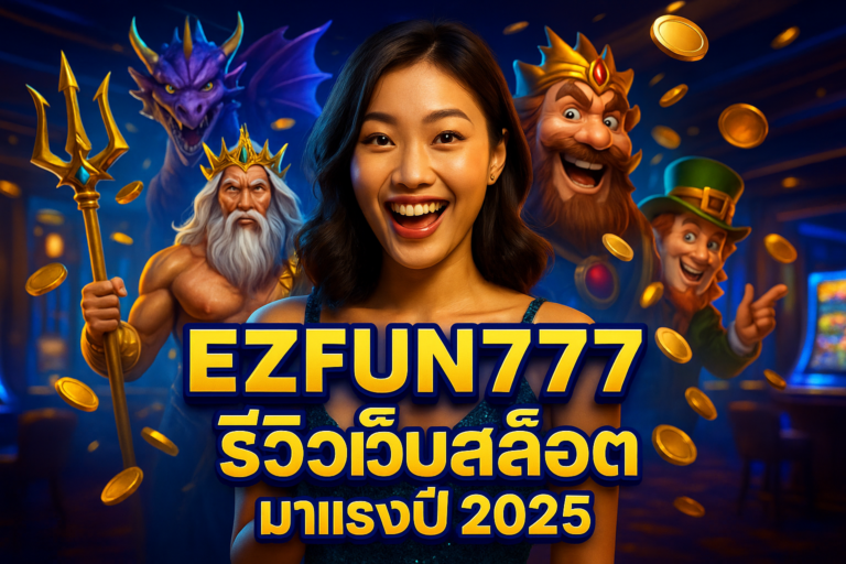 EZFUN777 รีวิวเว็บสล็อต มาแรงปี 2025
